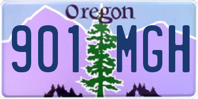 OR license plate 901MGH