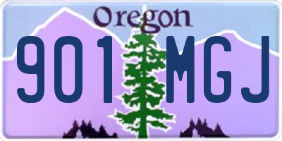 OR license plate 901MGJ