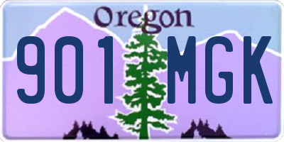 OR license plate 901MGK