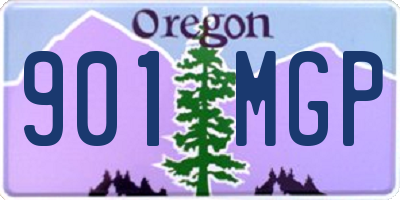 OR license plate 901MGP