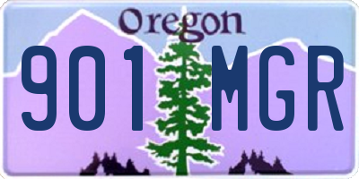 OR license plate 901MGR