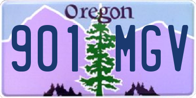 OR license plate 901MGV
