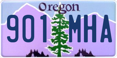 OR license plate 901MHA
