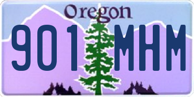 OR license plate 901MHM