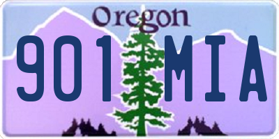 OR license plate 901MIA