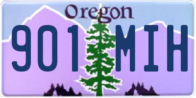 OR license plate 901MIH