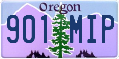 OR license plate 901MIP