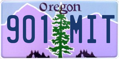 OR license plate 901MIT