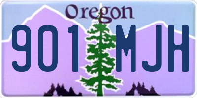 OR license plate 901MJH