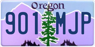 OR license plate 901MJP
