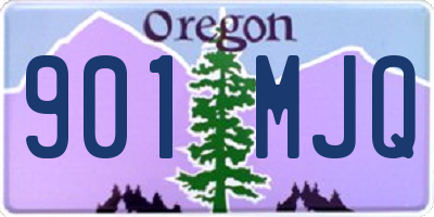 OR license plate 901MJQ