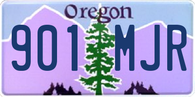 OR license plate 901MJR