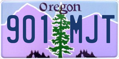 OR license plate 901MJT