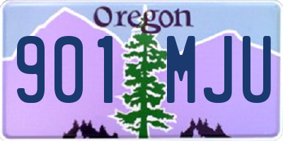 OR license plate 901MJU