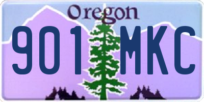 OR license plate 901MKC