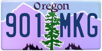 OR license plate 901MKG