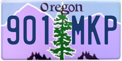OR license plate 901MKP