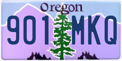 OR license plate 901MKQ