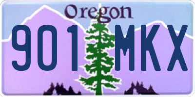 OR license plate 901MKX