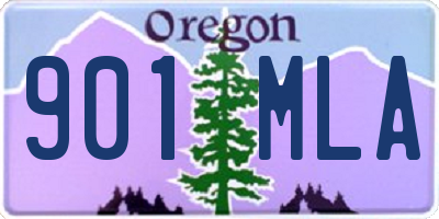 OR license plate 901MLA