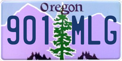 OR license plate 901MLG