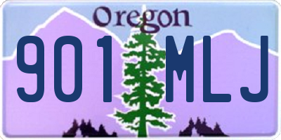 OR license plate 901MLJ