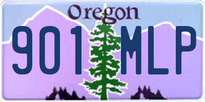 OR license plate 901MLP