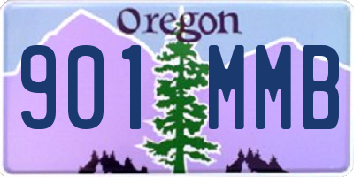 OR license plate 901MMB