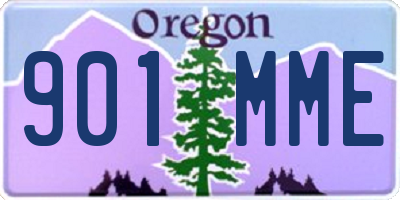 OR license plate 901MME