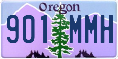 OR license plate 901MMH