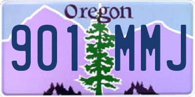 OR license plate 901MMJ