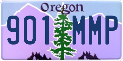 OR license plate 901MMP