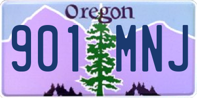 OR license plate 901MNJ