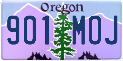 OR license plate 901MOJ