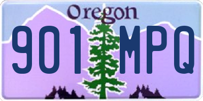 OR license plate 901MPQ