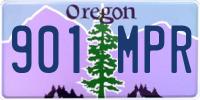 OR license plate 901MPR