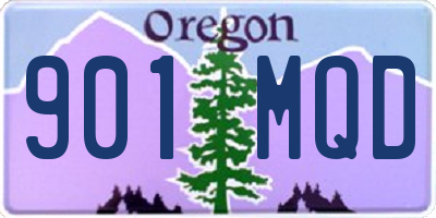 OR license plate 901MQD