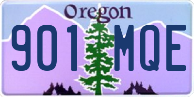 OR license plate 901MQE