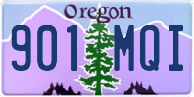 OR license plate 901MQI