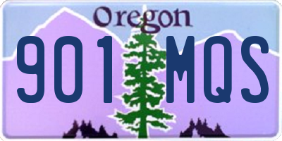 OR license plate 901MQS