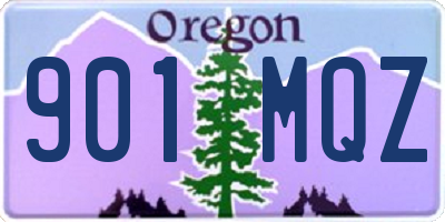 OR license plate 901MQZ
