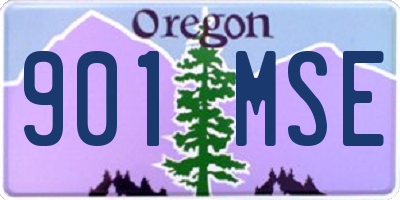 OR license plate 901MSE