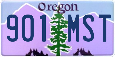 OR license plate 901MST