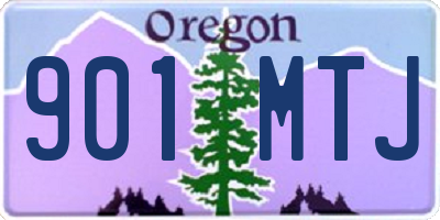 OR license plate 901MTJ
