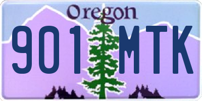 OR license plate 901MTK