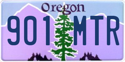 OR license plate 901MTR