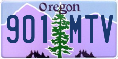 OR license plate 901MTV