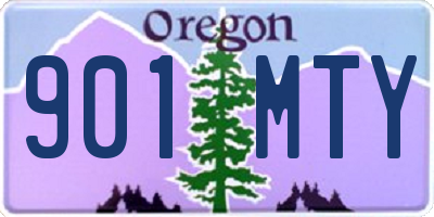 OR license plate 901MTY
