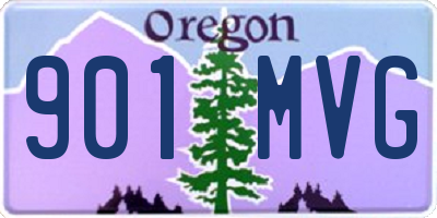 OR license plate 901MVG