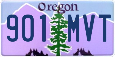 OR license plate 901MVT